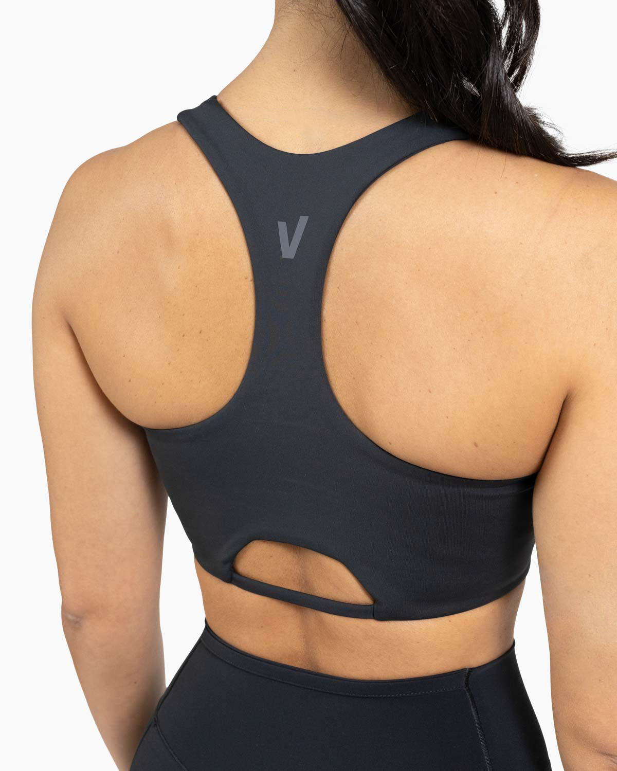 Velites Bra low neck Holo Svart