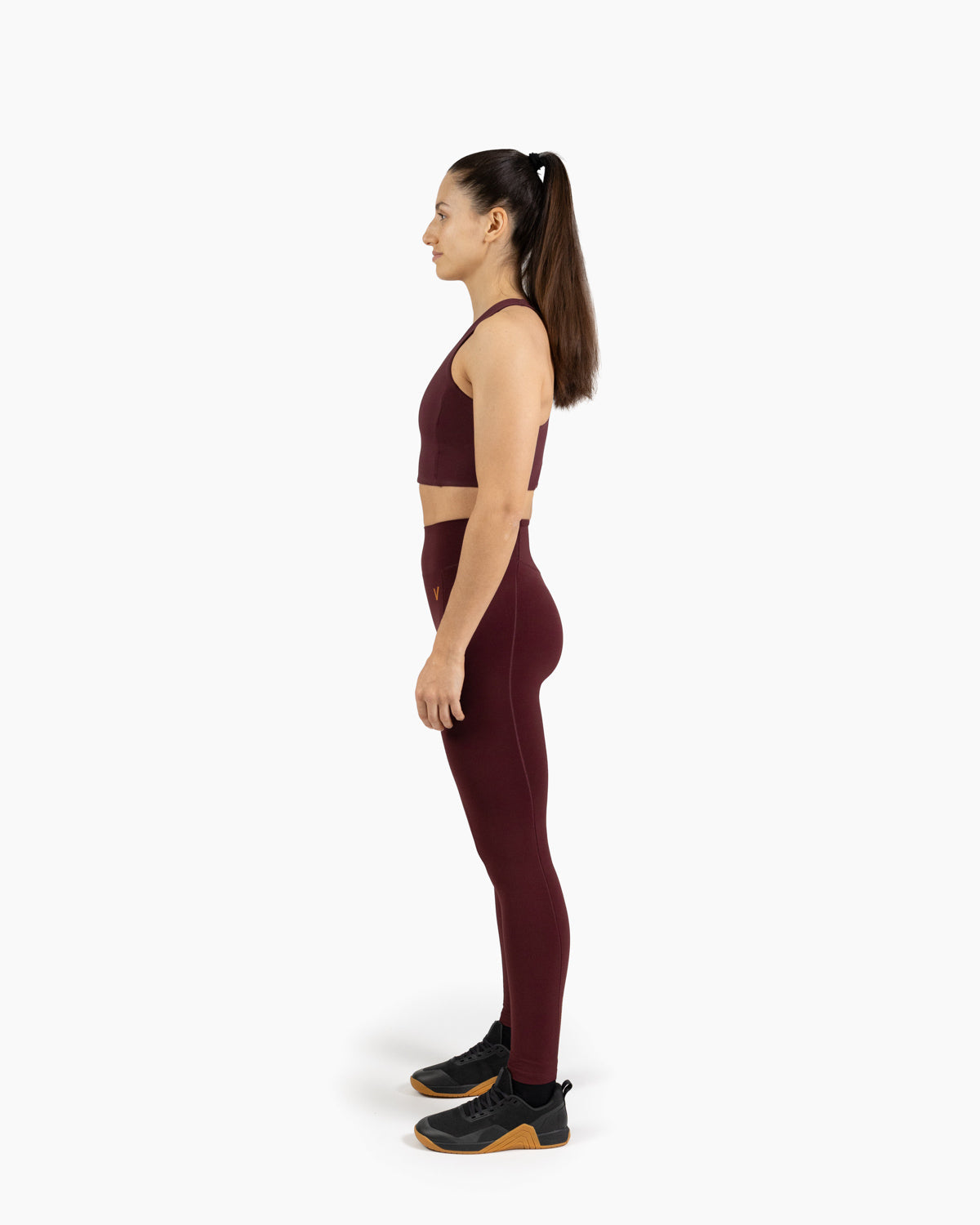 Velites Bra high neck Holo Pomegranate