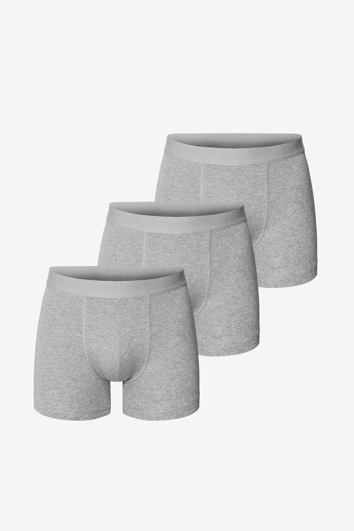 Bread & Boxers 3-Pack Boxer Brief Long Leg Grå Bread & Boxers