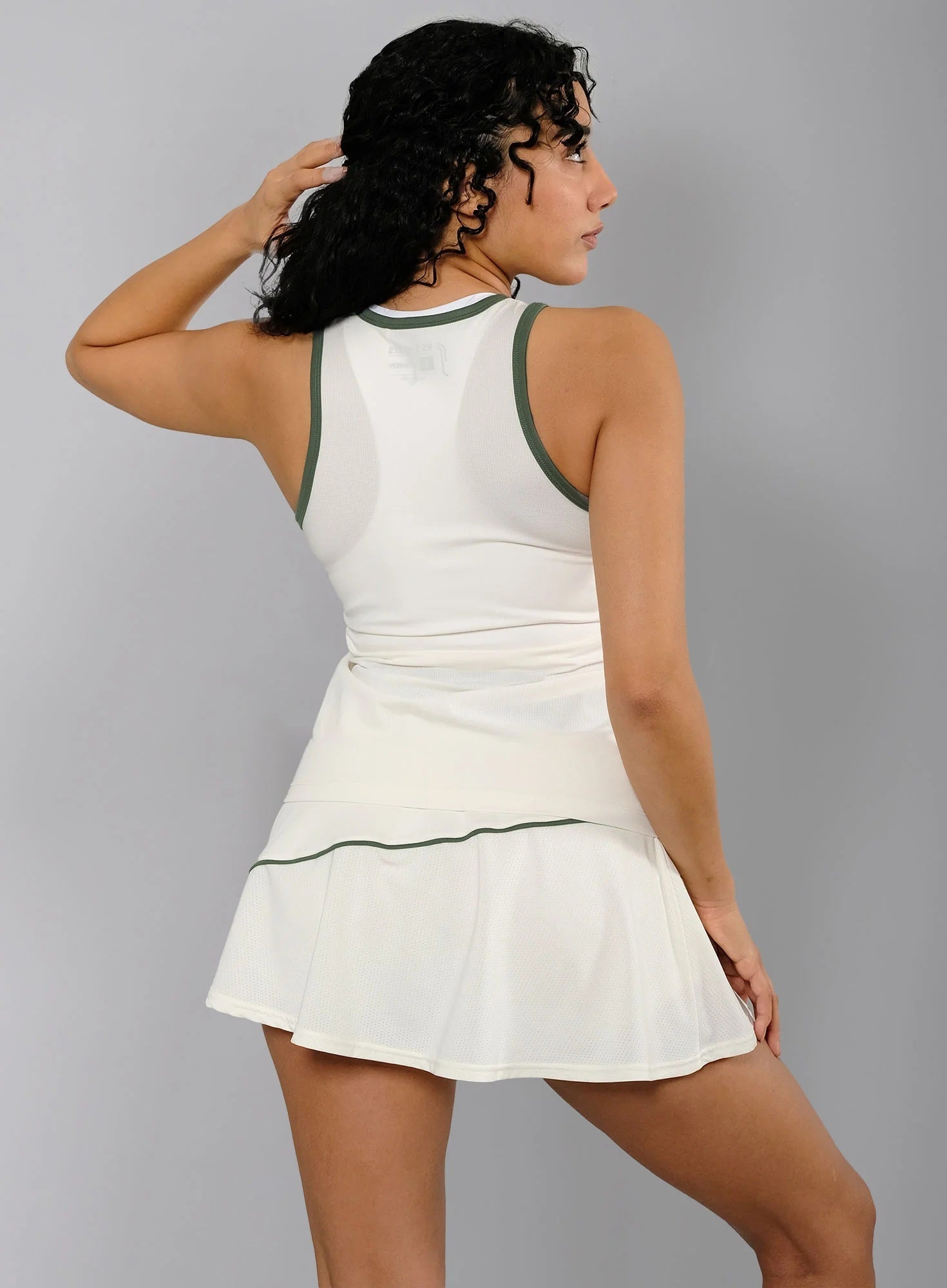 RS Women's Performance Tank - Mesh Court White RS