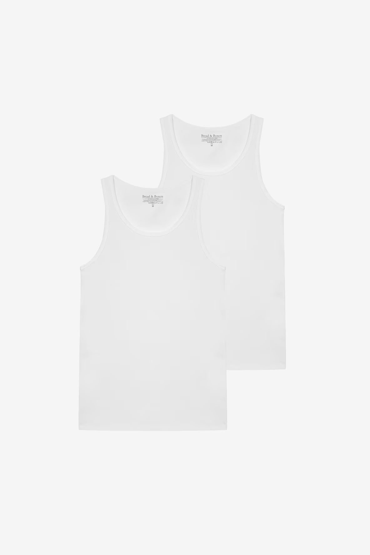 Bread & Boxers 2-Pack Tank ribbed Vit Bread & Boxers