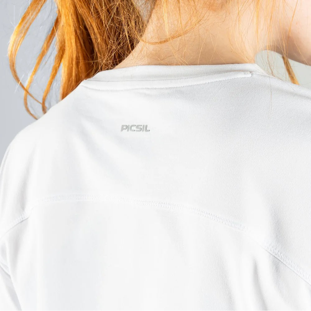 Picsil Tech Move Crop Top Vit Picsil