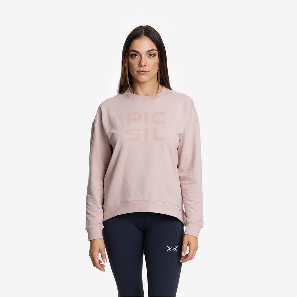 Picsil Jersey Stretch Woman Sweatshirt Rosa Picsil