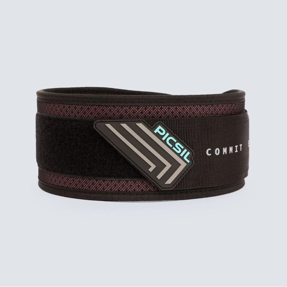 Picsil Belt for weightlifting Burgundy Picsil
