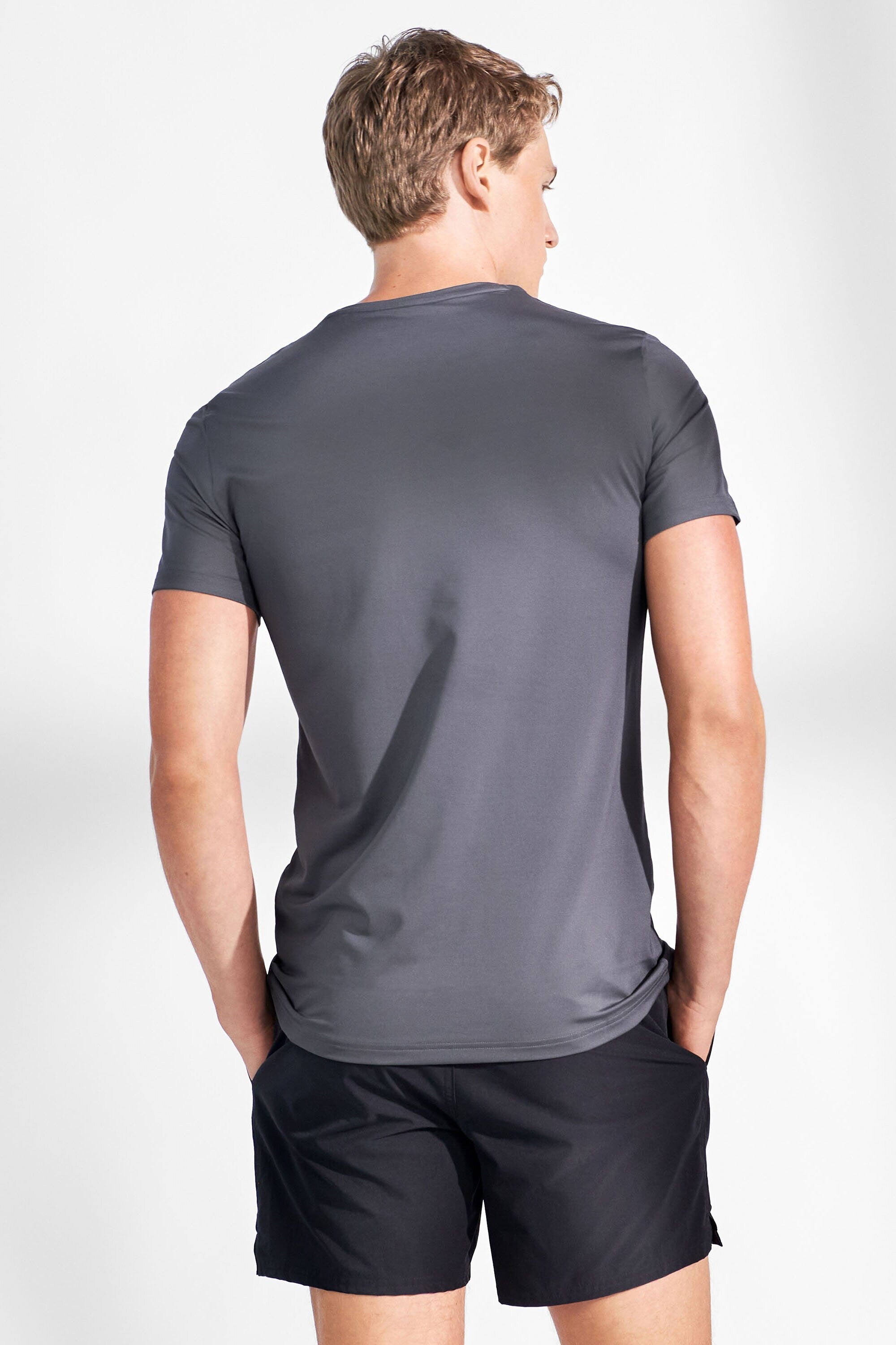 Bread & Boxers Crew-Neck Active Grå Bread & Boxers