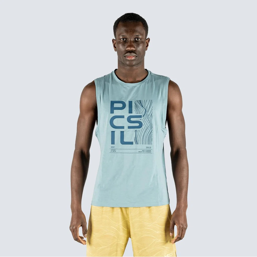 Picsil Men's Tank Blå Picsil