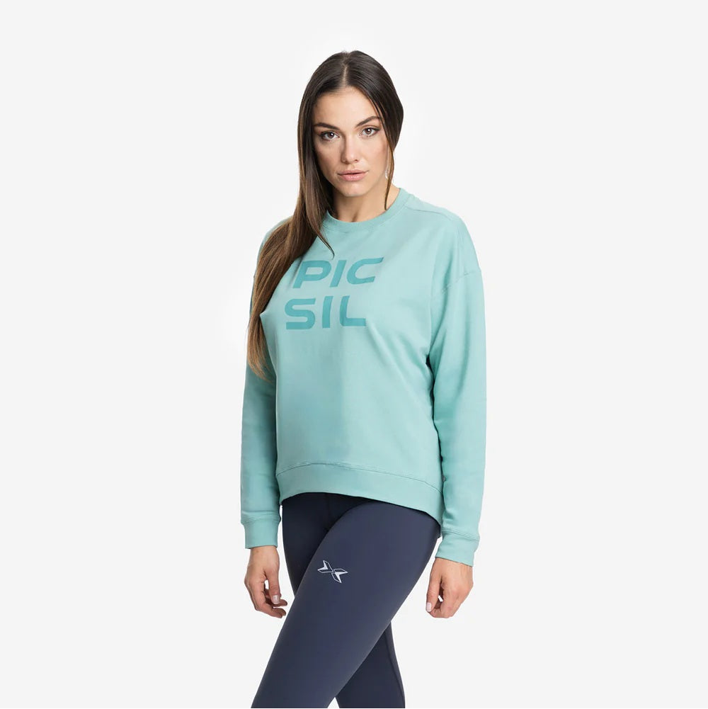 Picsil Jersey Stretch Woman Sweatshirt Blå Picsil