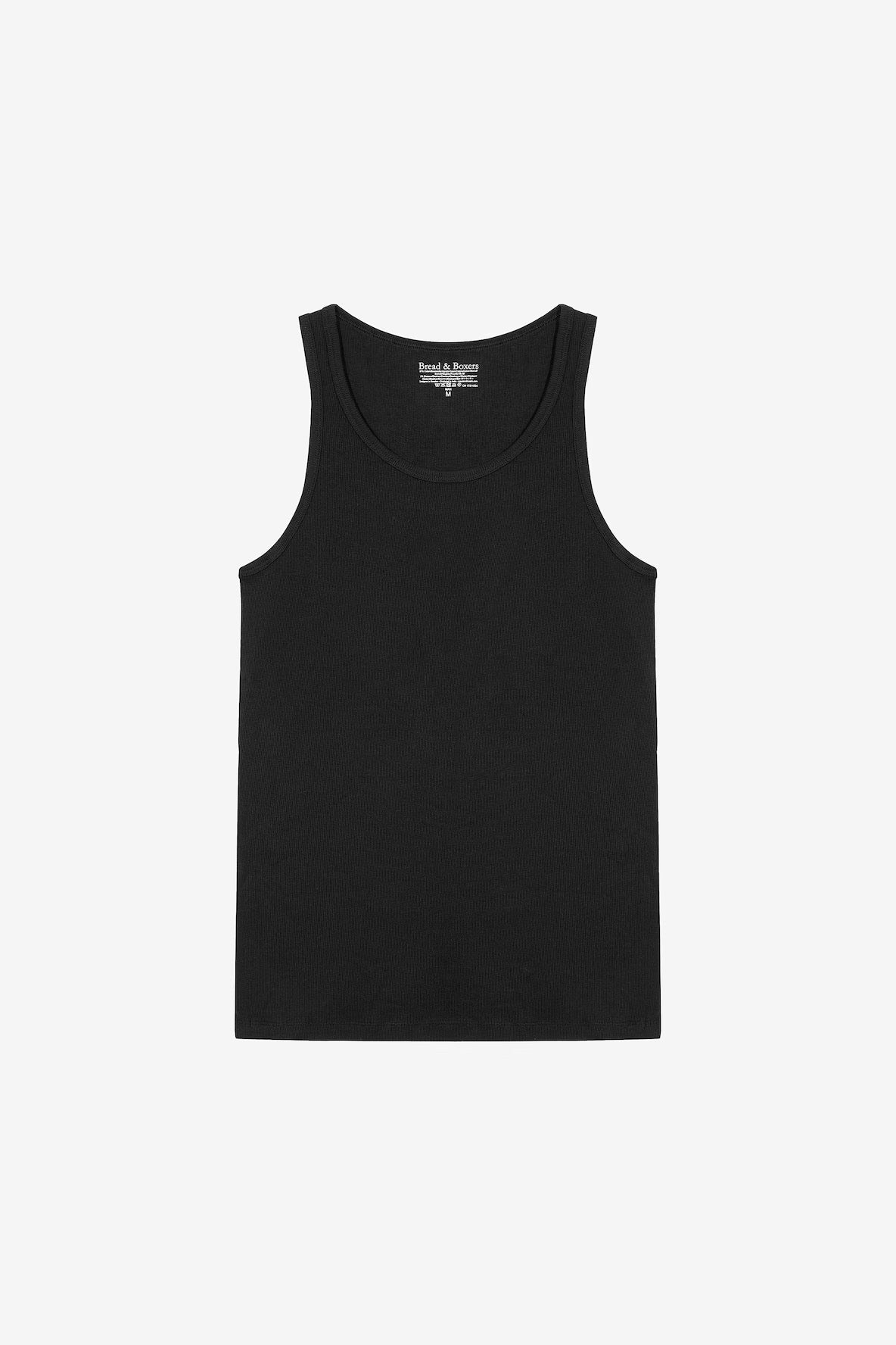 Bread & Boxers 2-Pack Tank ribbed Svart Bread & Boxers