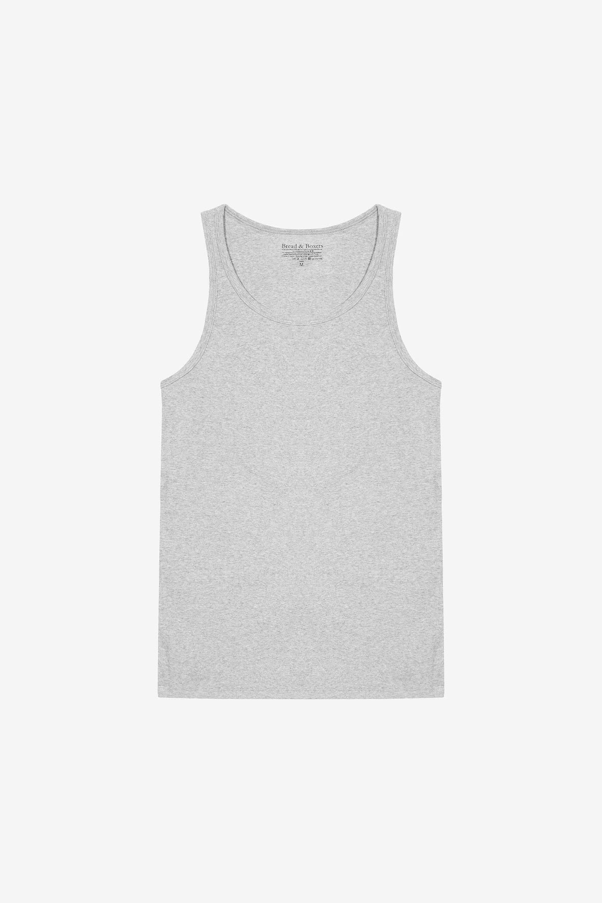 Bread & Boxers 2-Pack Tank ribbed Grå Bread & Boxers