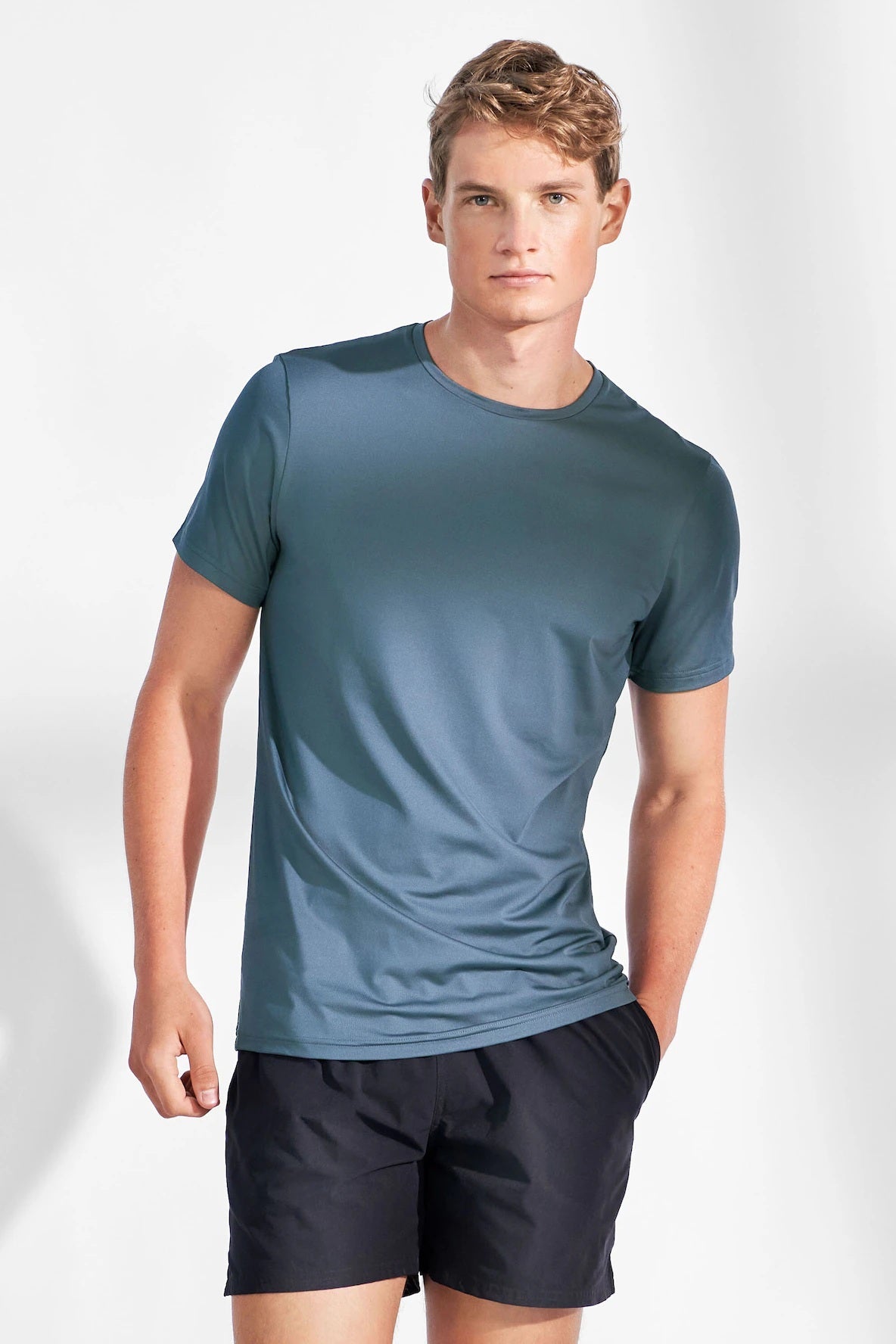 Bread & Boxers Crew-Neck Active Orion Blue Bread & Boxers