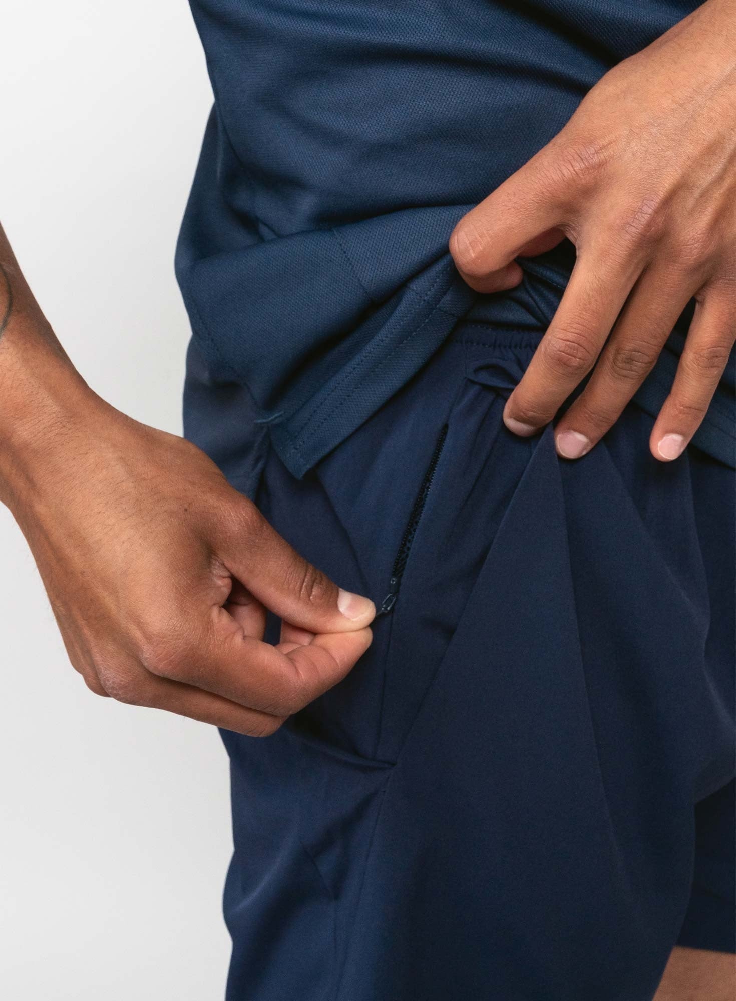 RS Men's Performance Shorts Navy RS