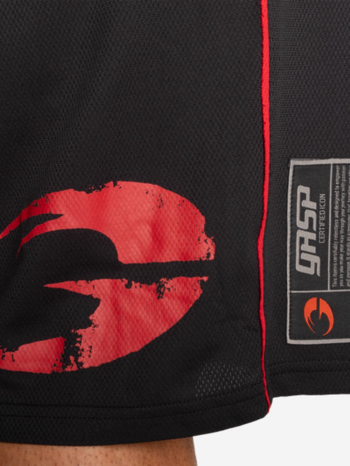 GASP Pro Mesh Shorts Black/Red Gasp