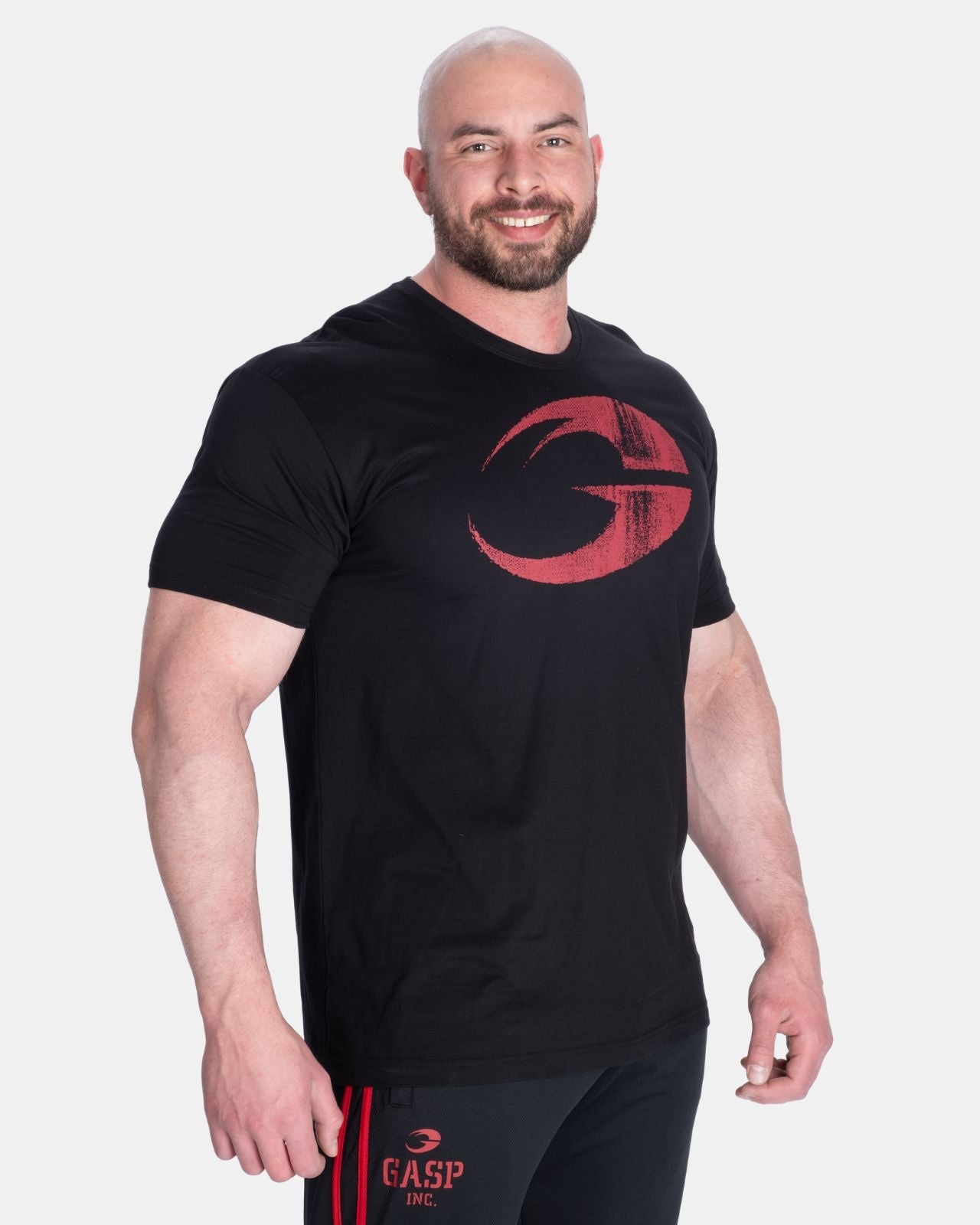 GASP Cadet Tee Black/Red Gasp