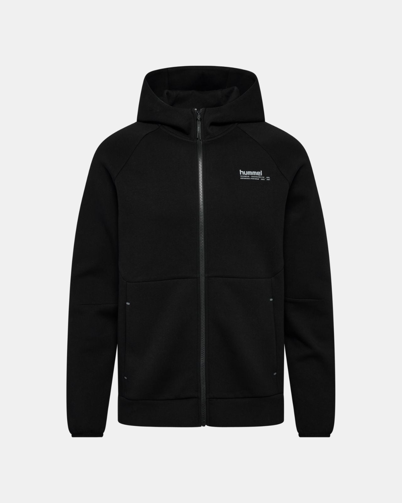 hmlTECH FLEECE REGULAR ZIP HOODIE Svart