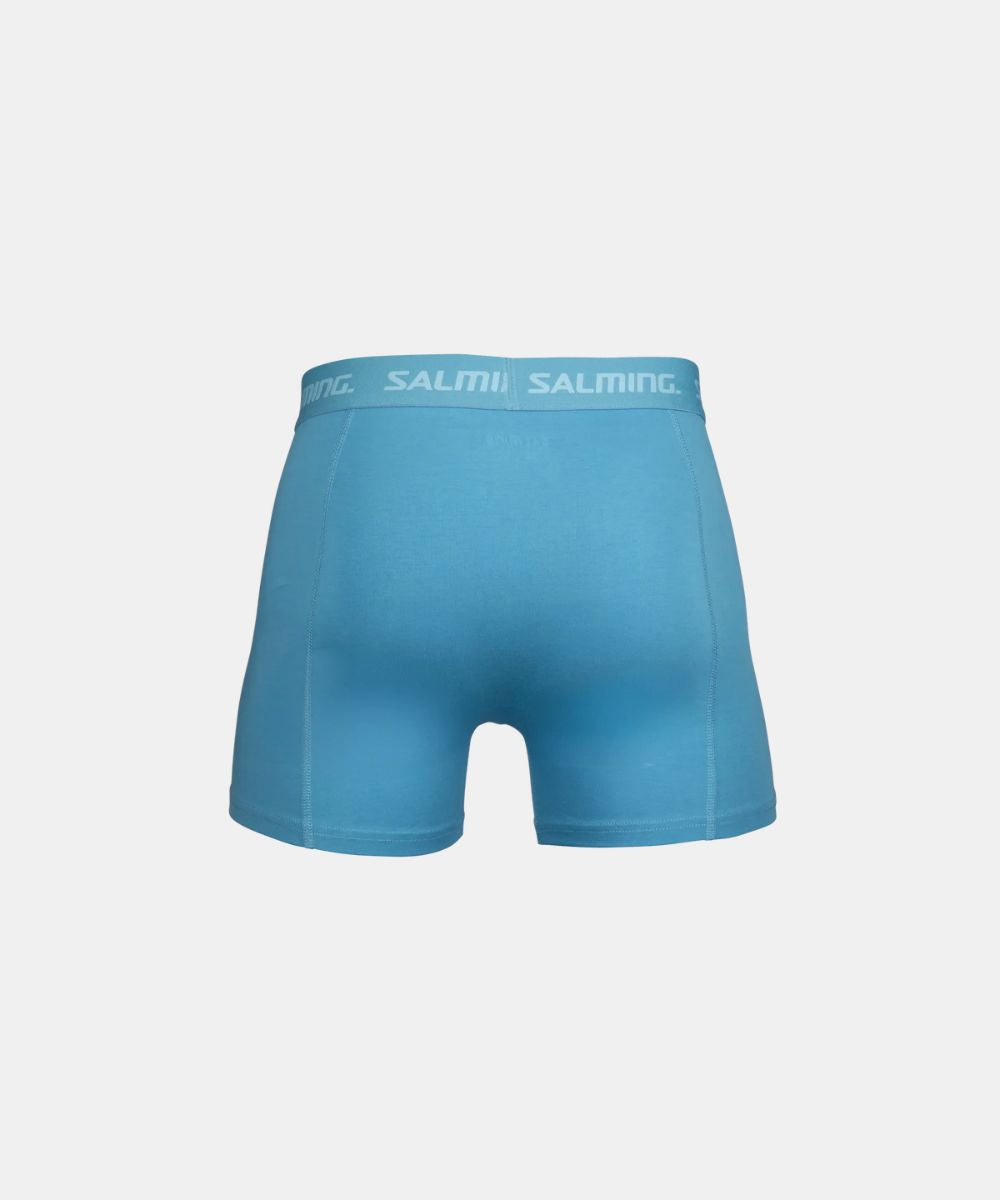 Salming 2-Pack Cotton Boxers Cyan