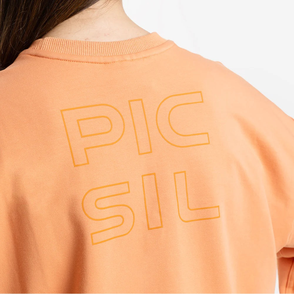 Picsil CROP WOMAN Jersey Stretch sweatshirt Amber Picsil