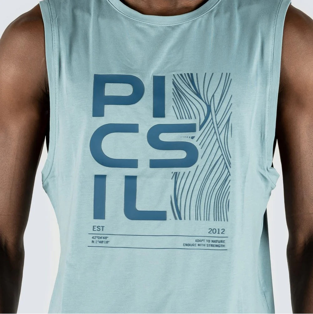 Picsil Men's Tank Blå Picsil