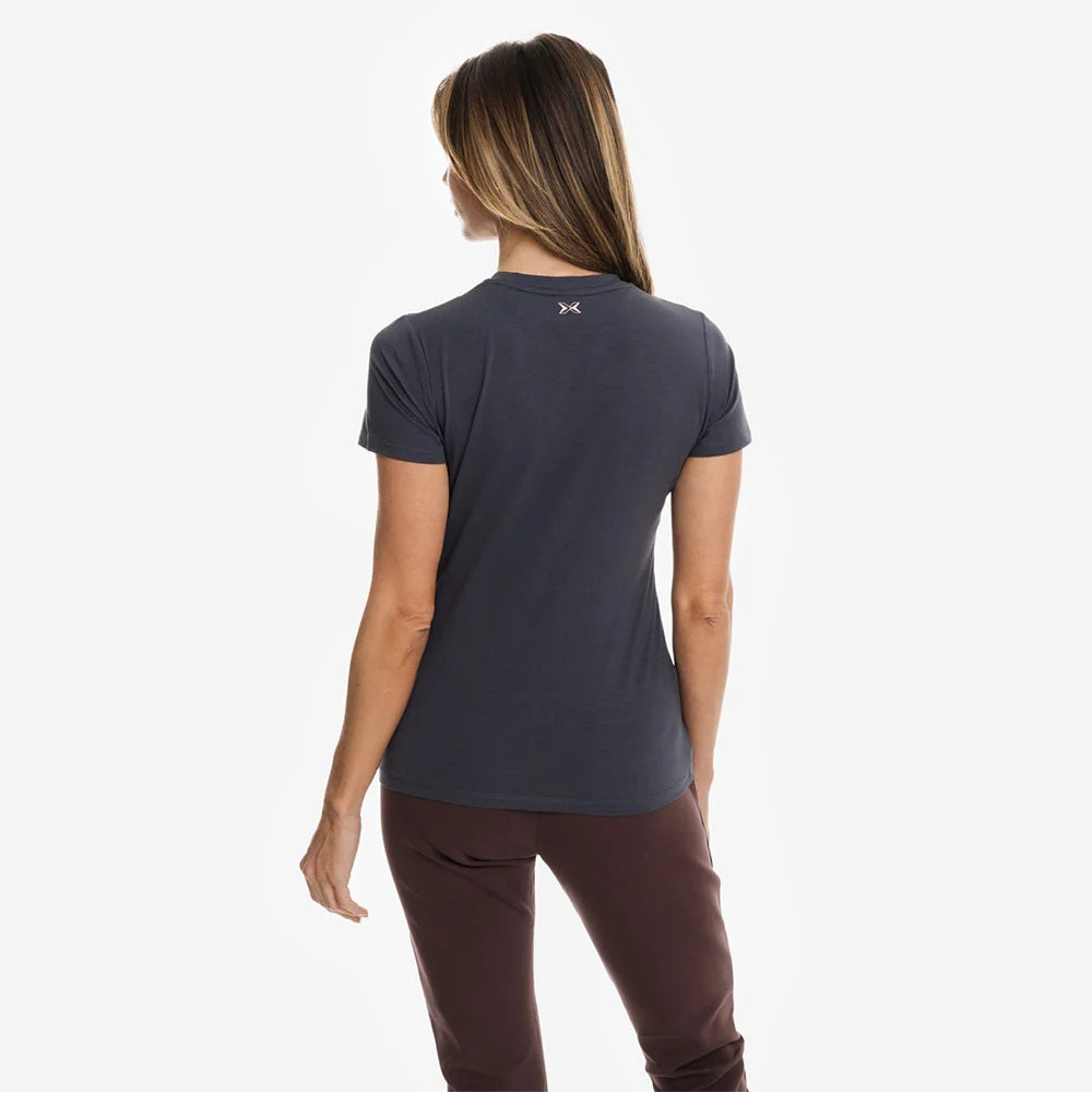 Picsil Short manga women sport t -shirt Grå Picsil