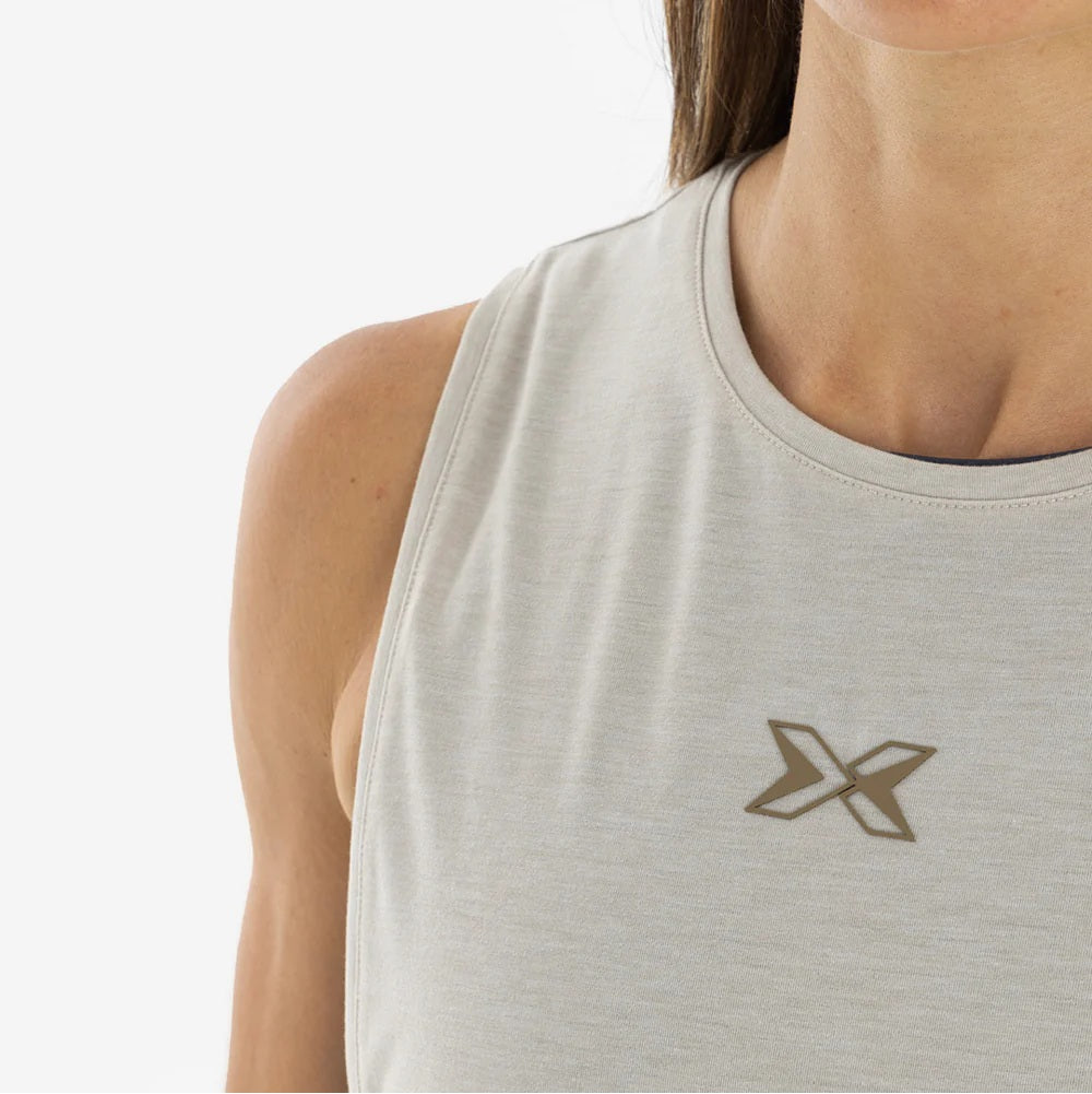 Picsil T-shirt Premium Sleeveless woman Sandstone Picsil