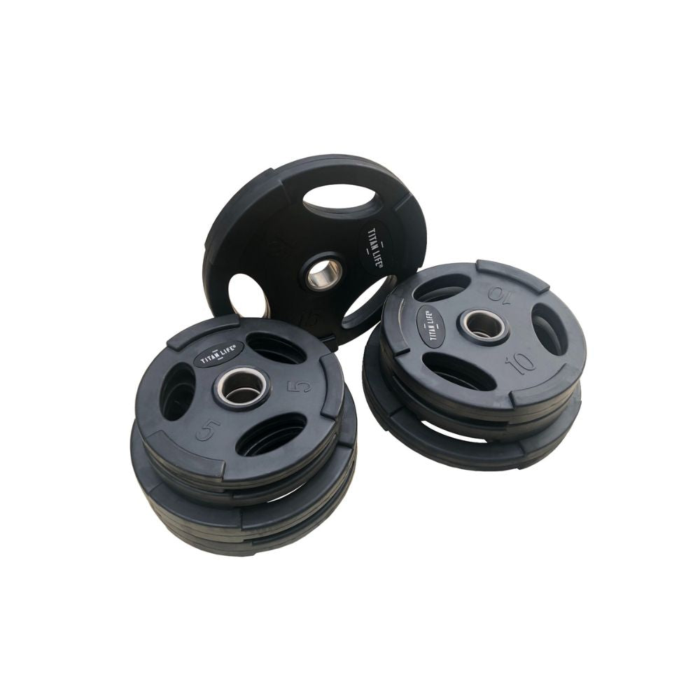 TITAN LIFE Weight Set 100 kg Garage Gym TITAN LIFE