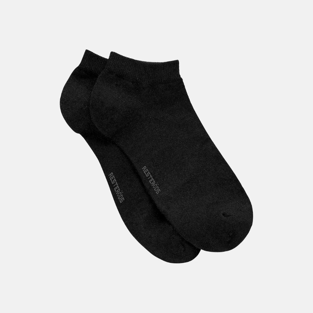Resteröds Ankle Socks Organic Cotton 5-pack Svart Resteröds
