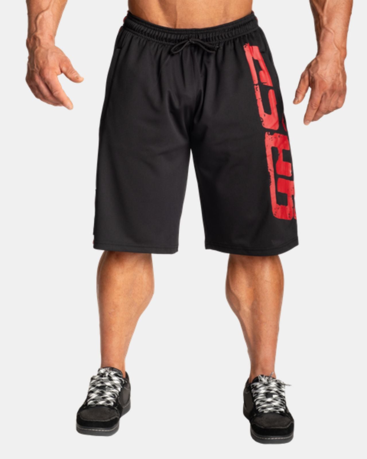 GASP Pro Mesh Shorts Black/Red Gasp