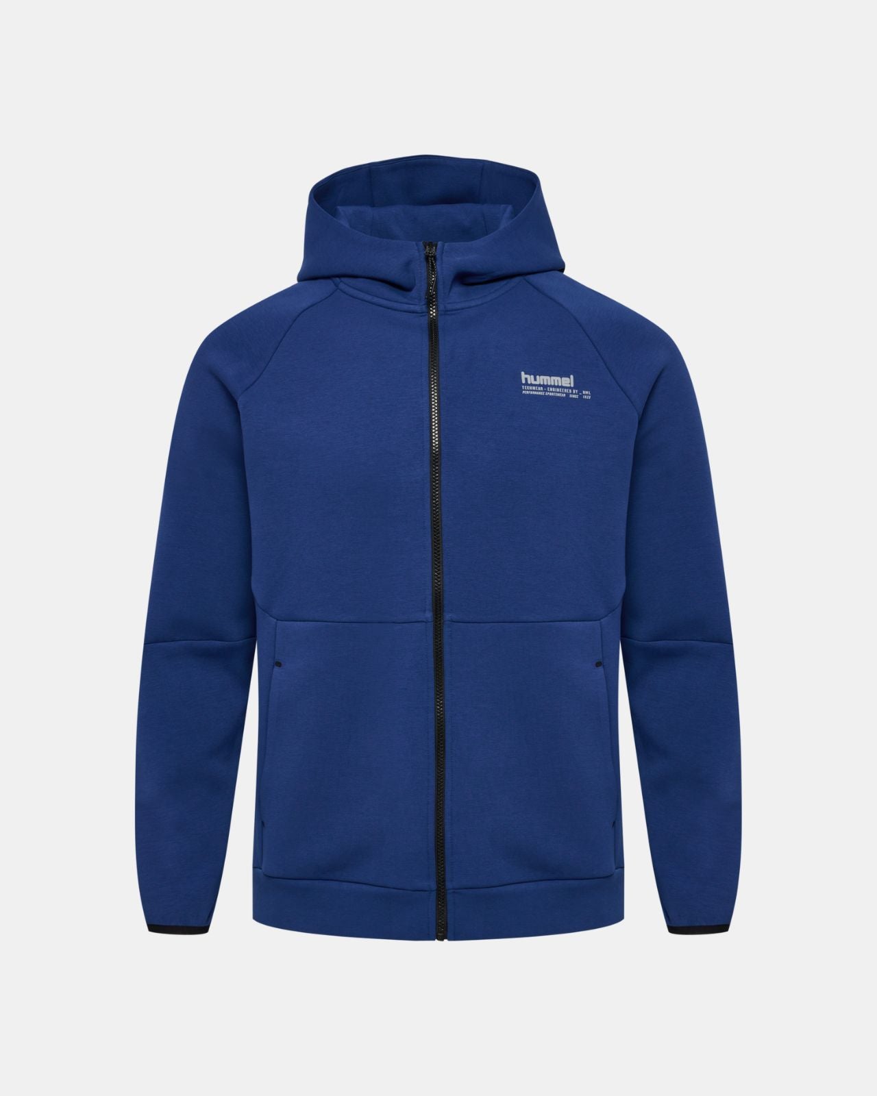 hmlTECH FLEECE REGULAR ZIP HOODIE Blå