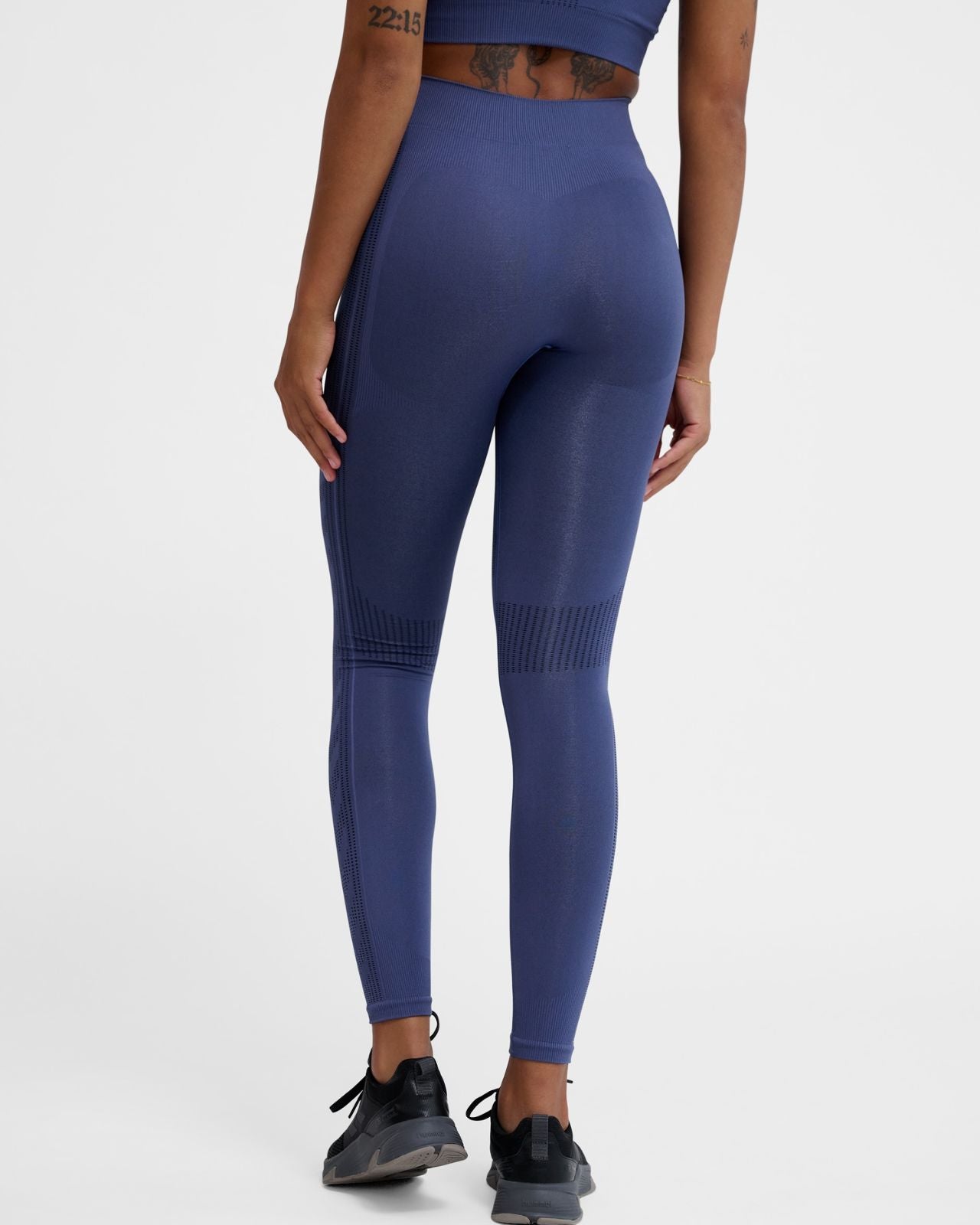 Hmlmt Shaping Seamless MW Tights Blue Indigo