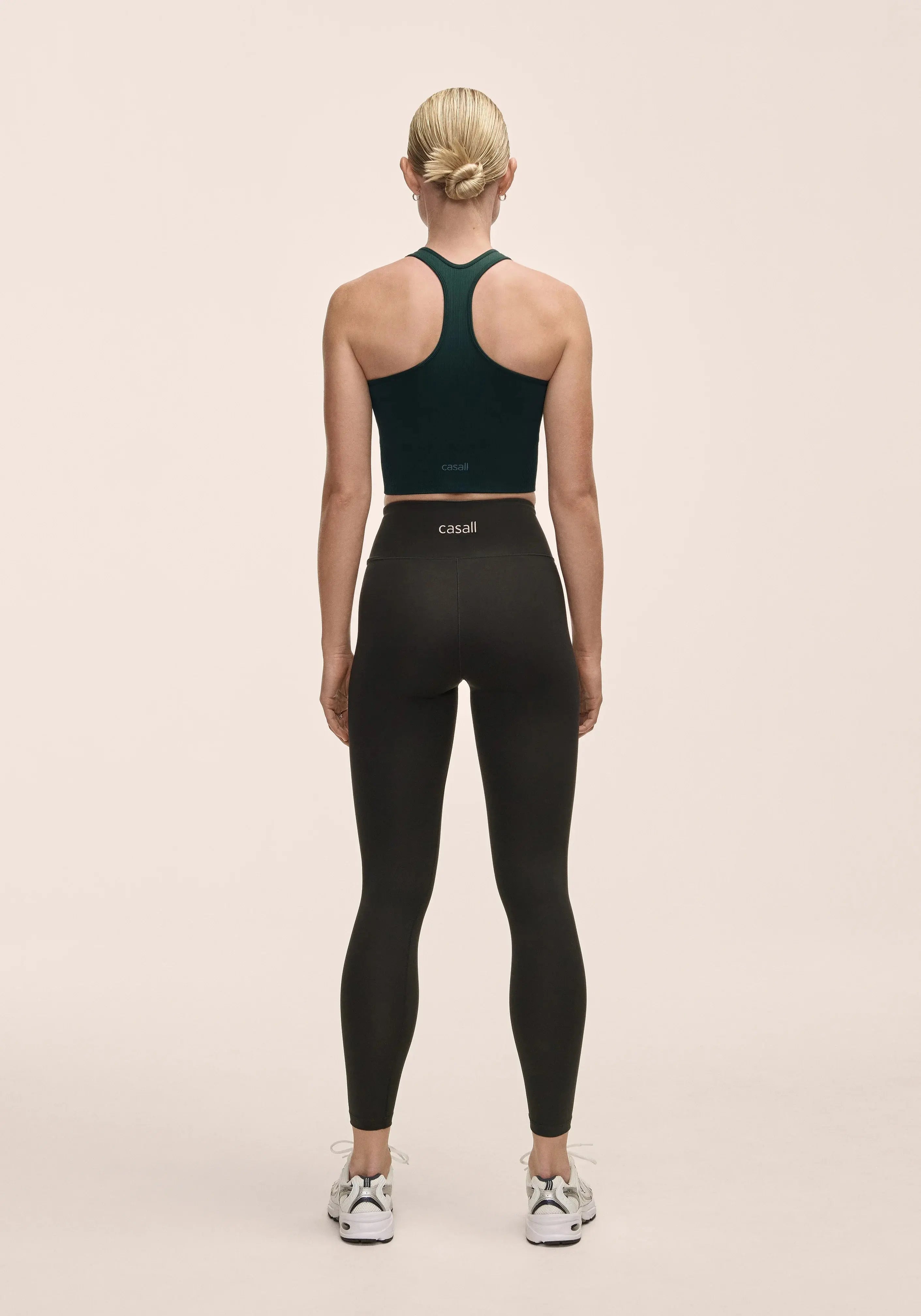 CASALL Overlap High Waist Tights Black CASALL