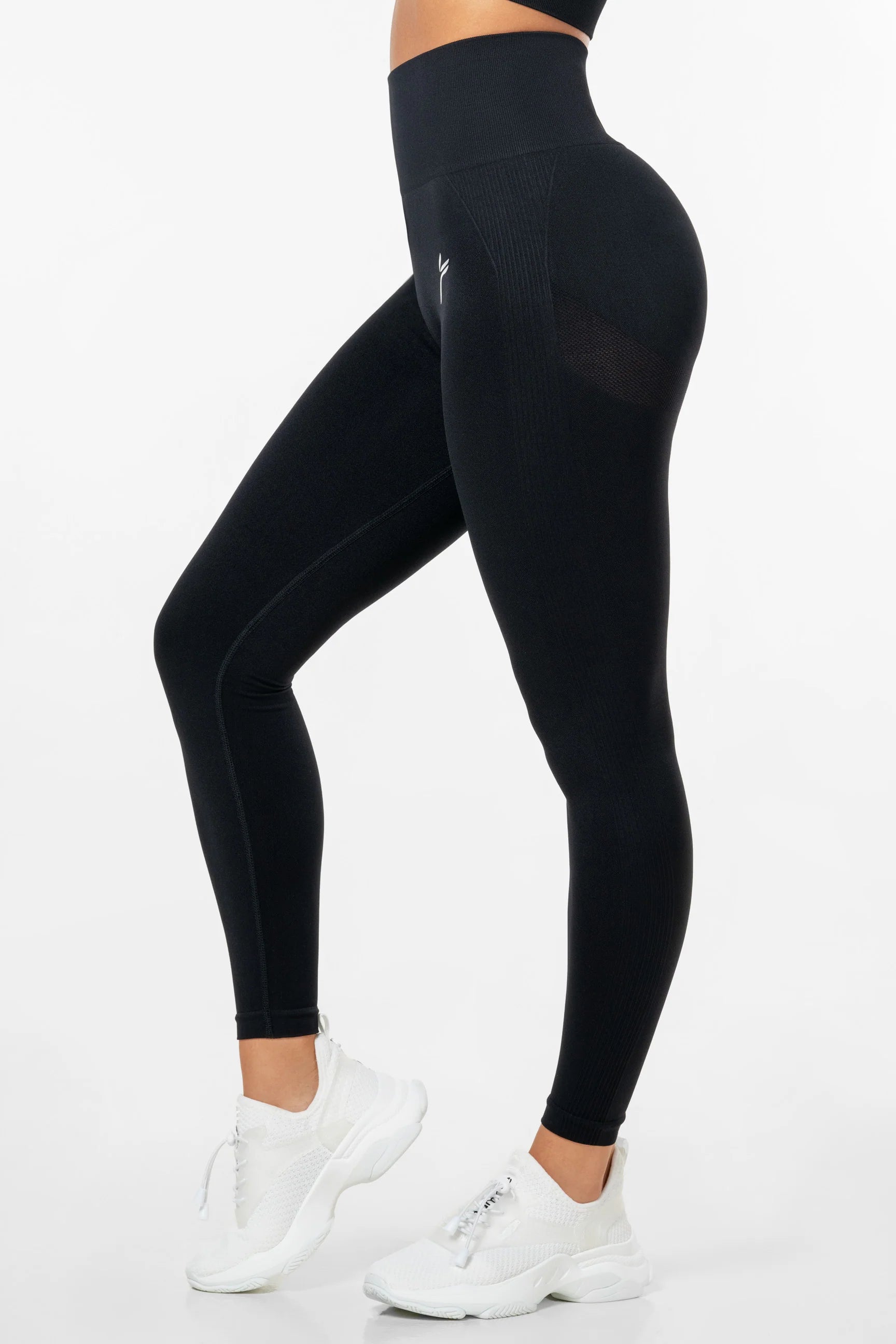 FAMME Peachy Scrunch Tights – Svarta Tights