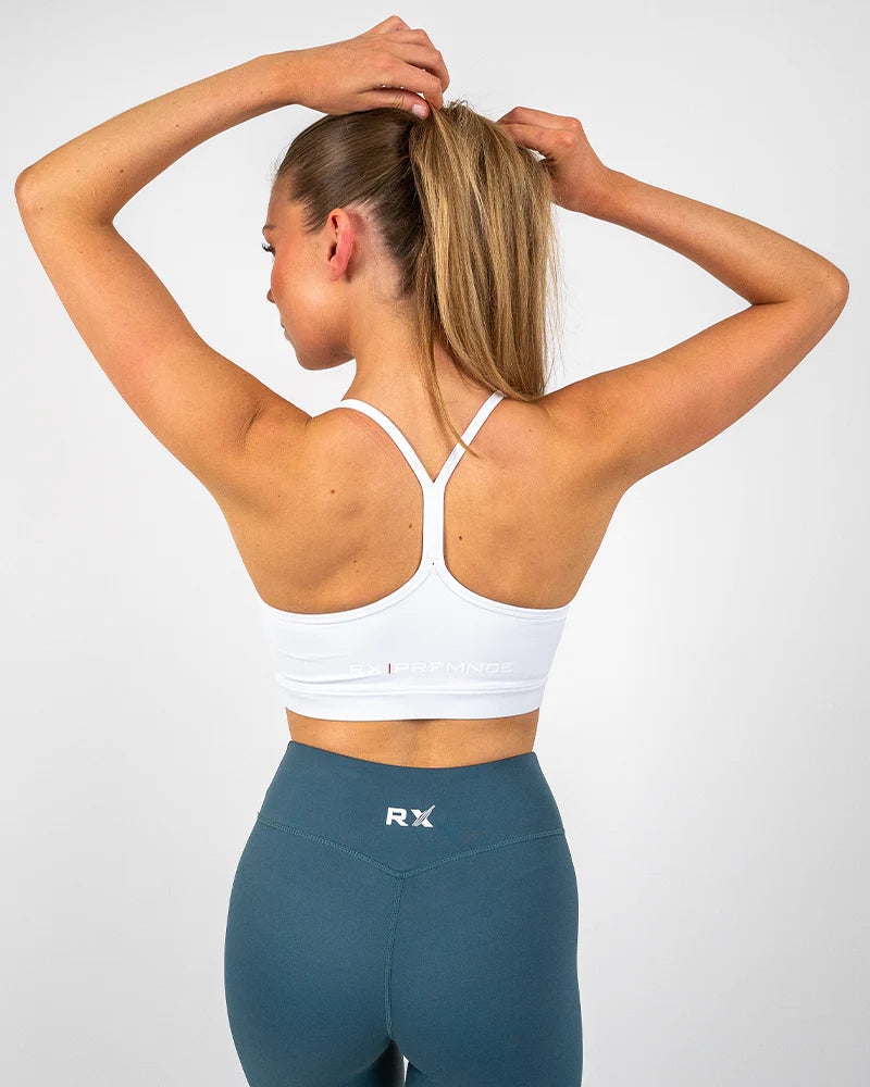RX Performance Nancy Sport Bra White RX Performance