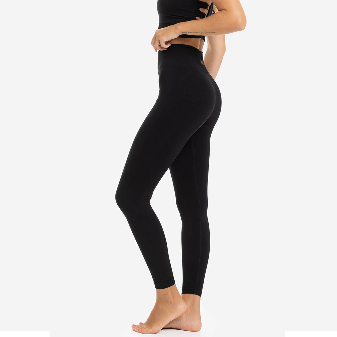 Picsil Leggings Women Seamless Scpt Svart Picsil