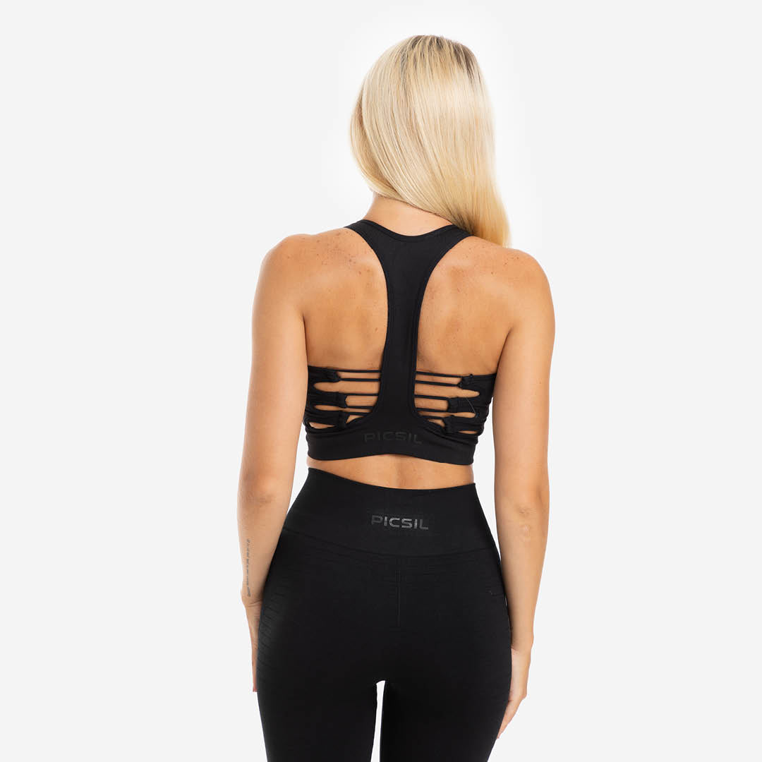 Picsil Women's Sumless Support Figure Svart Picsil
