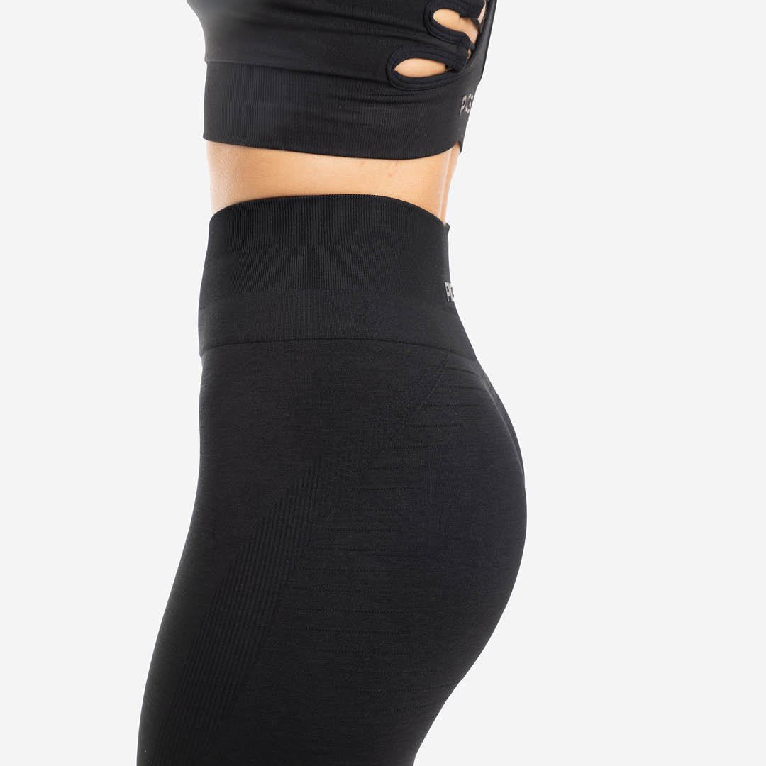Picsil Leggings Women Seamless Scpt Svart Picsil