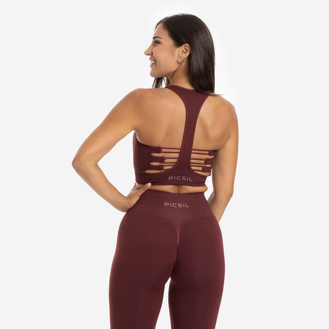 Picsil Women's Sumless Support Figure Röd Picsil