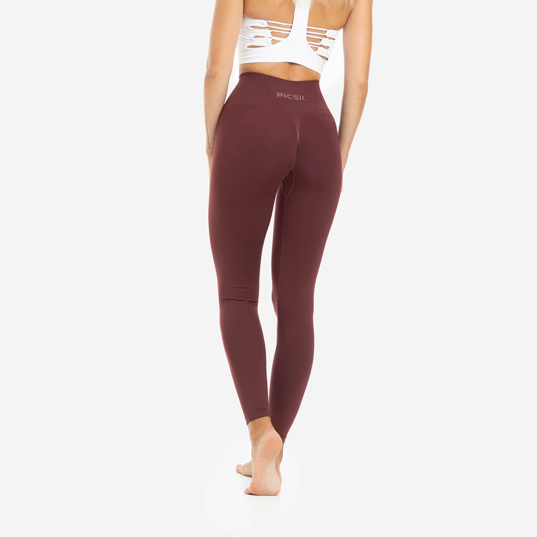 Picsil Leggings Women Seamless Bodyfit Röd Picsil