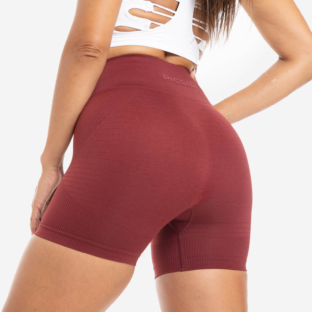 Picsil Shorts Woman Seamless Sculpt Röd Picsil
