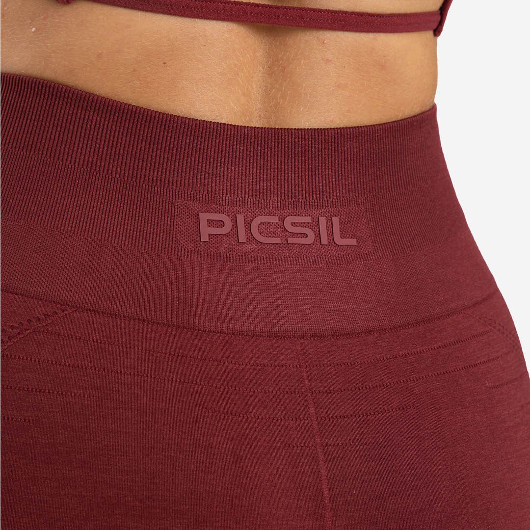 Picsil Leggings Women Seamless Scpt Röd Picsil