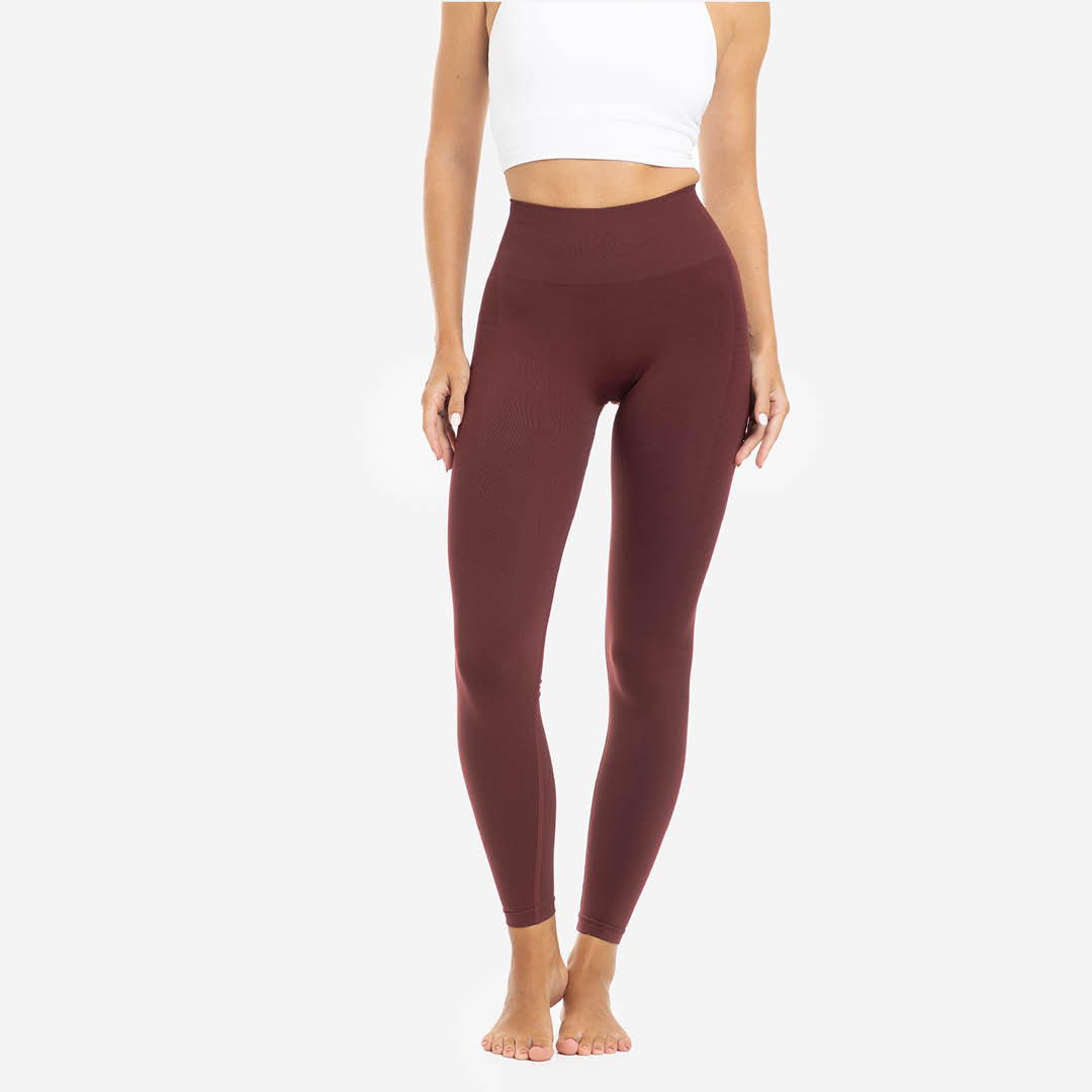 Picsil Leggings Women Seamless Bodyfit Röd Picsil