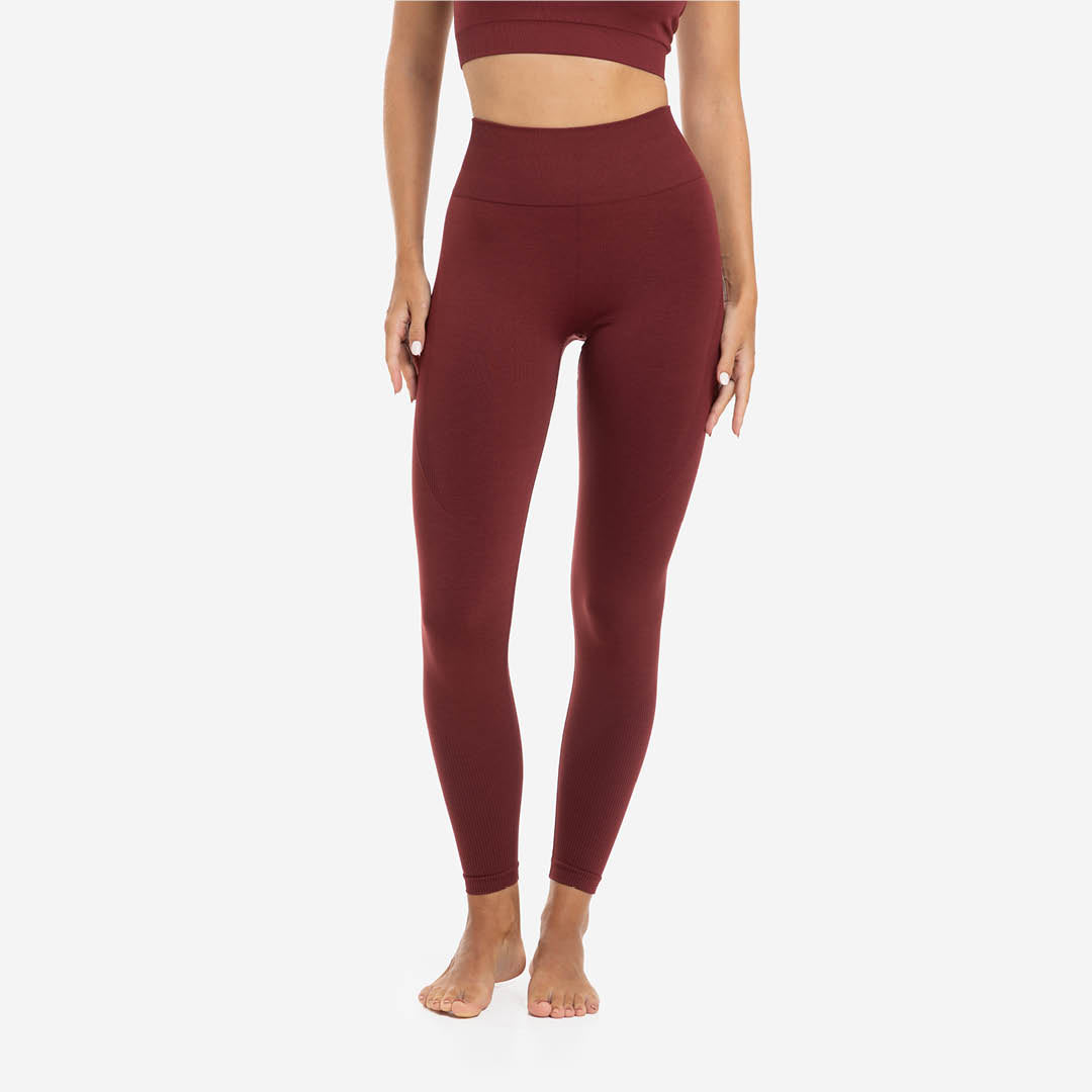 Picsil Leggings Women Seamless Scpt Röd Picsil