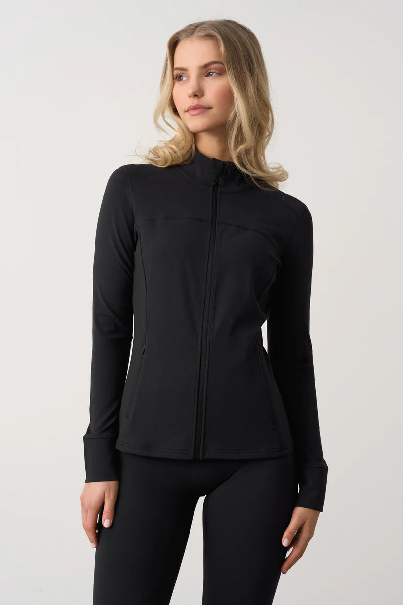 FAMME Softy Jacket Svart – Träningsjacka