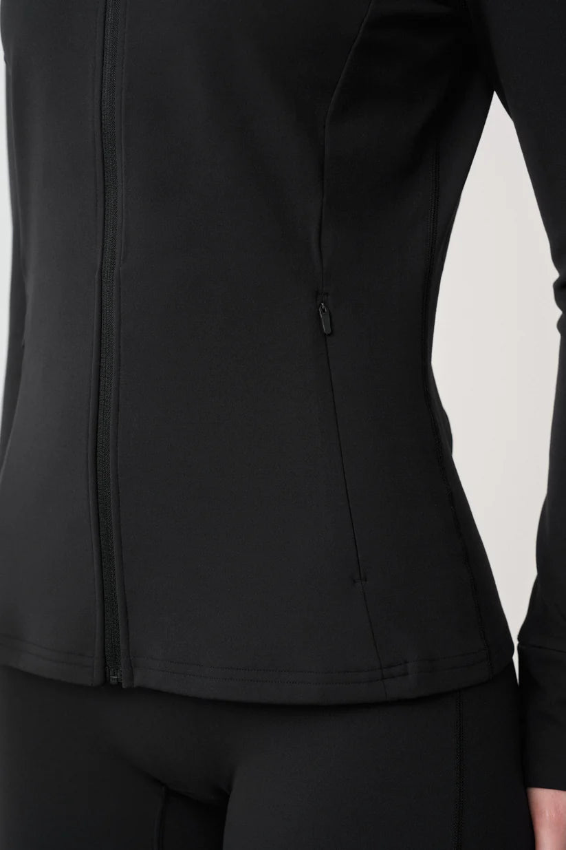 FAMME Softy Jacket Svart – Träningsjacka