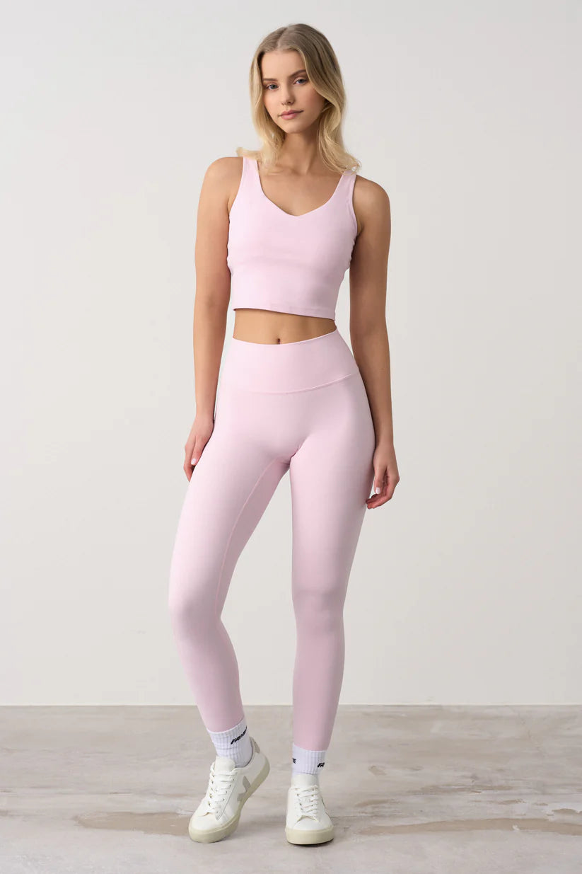 FAMME Softy Tights Rosa – Mjuka Träningstights