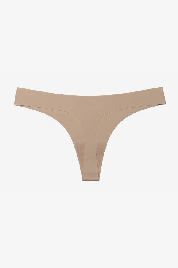 FAMME Like Nothing Thong 3-pack Beige – Sömlösa Trosor FAMME