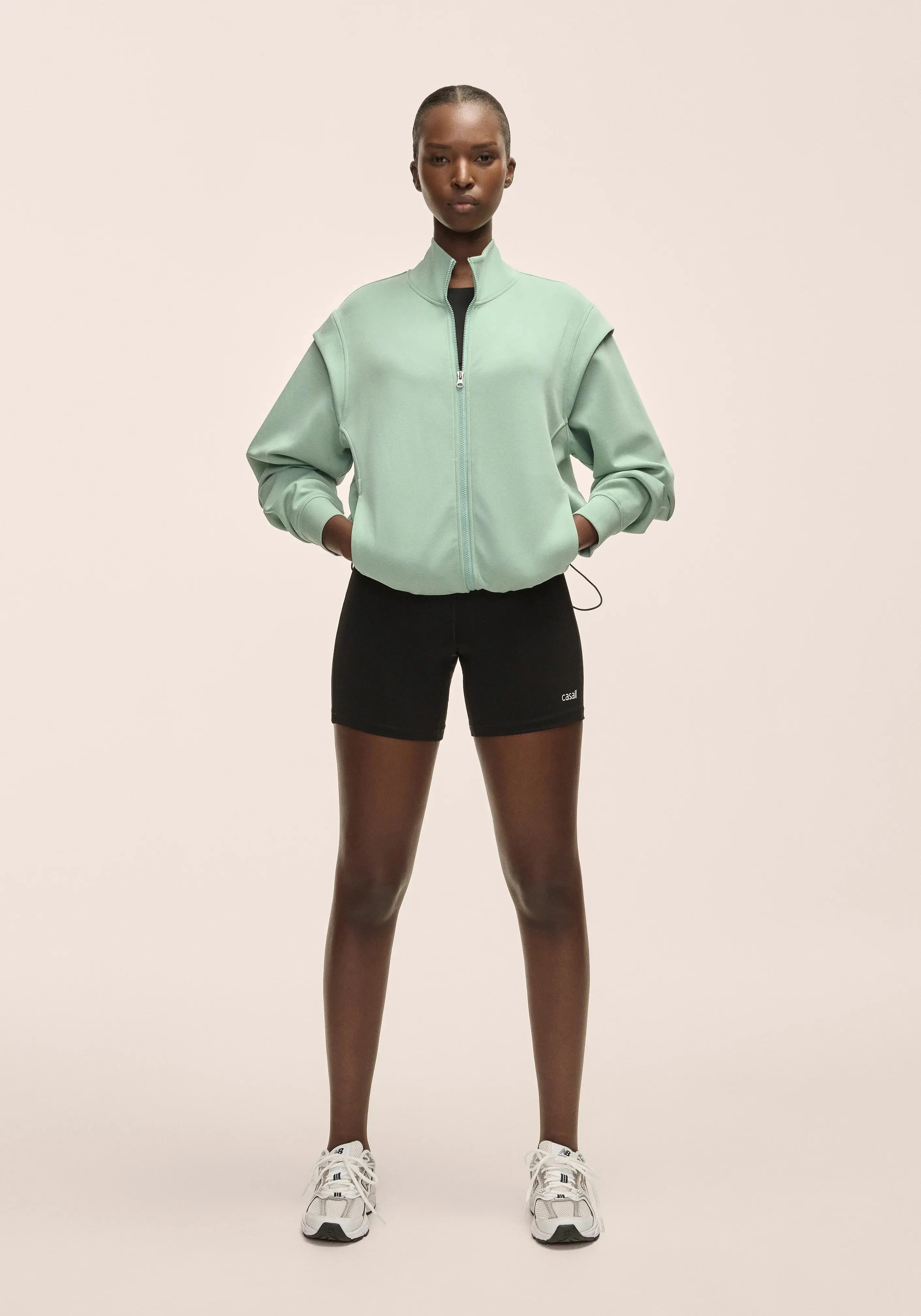 CASALL Ultra High Waist Hot Pant Black CASALL