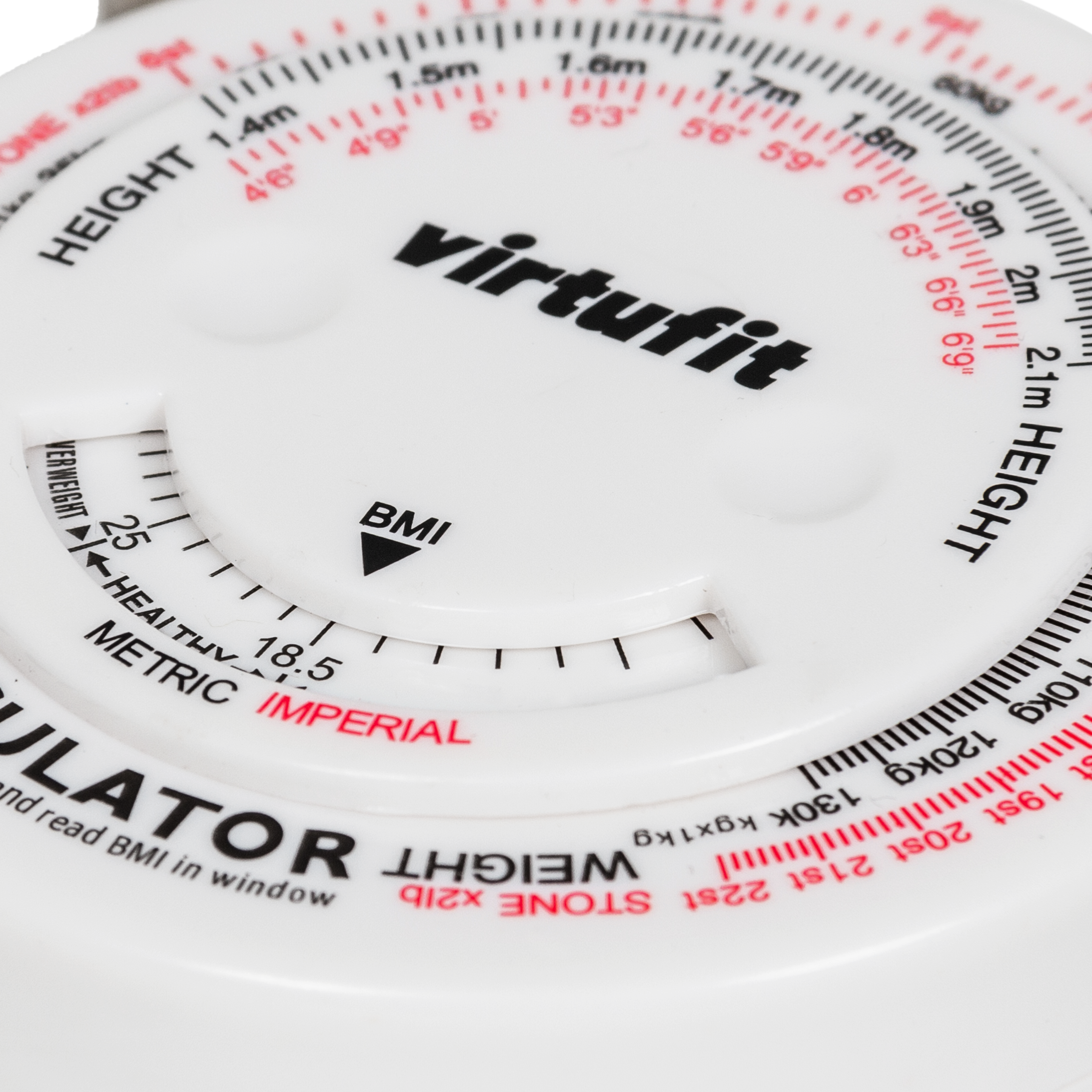 Virtufit Measuring Tape with BMI Calculator, 150 cm Virtufit