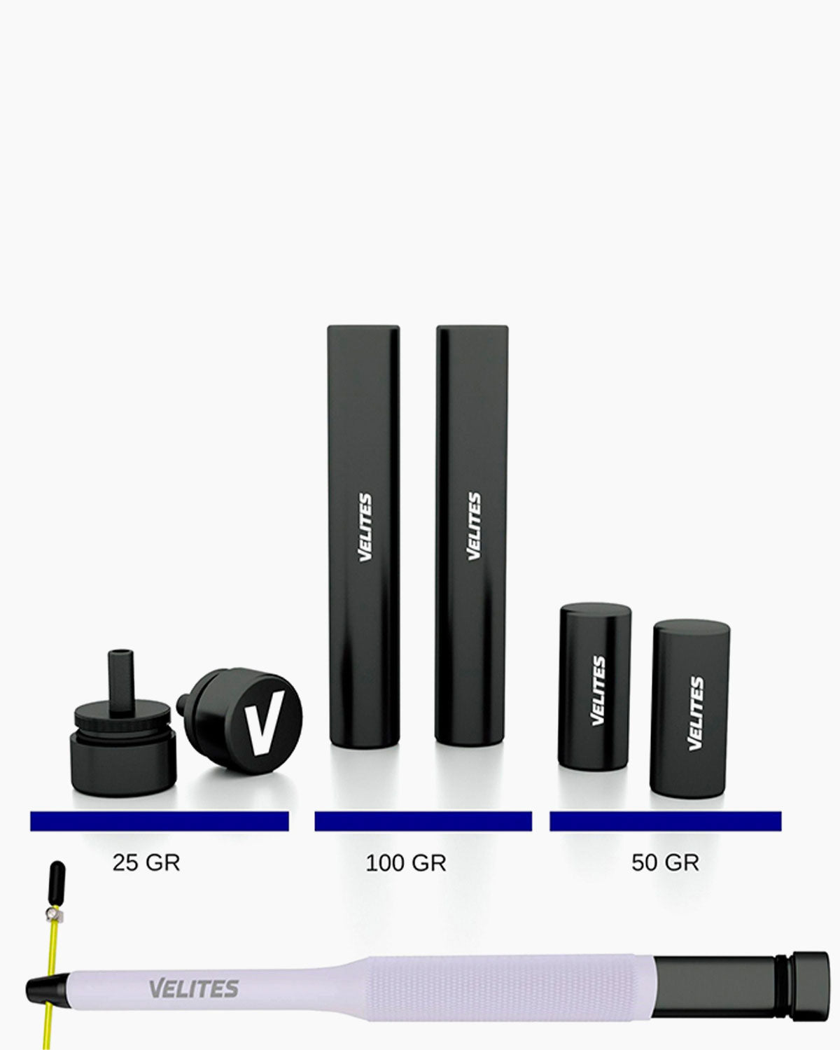 Velites Jump Rope Weights Fire 2.0