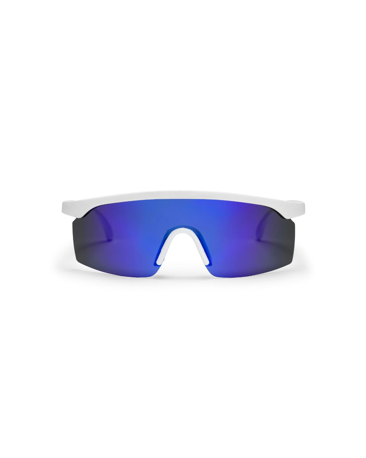CHPO Lelle Solglasögon White Blue Mirror CHPO