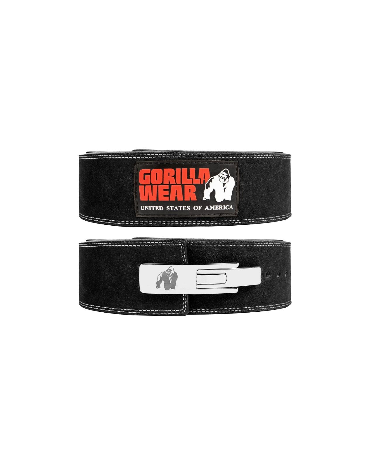 Gorilla Wear 4 Inch Powerlifting Lever Belt, black Gorilla Wear