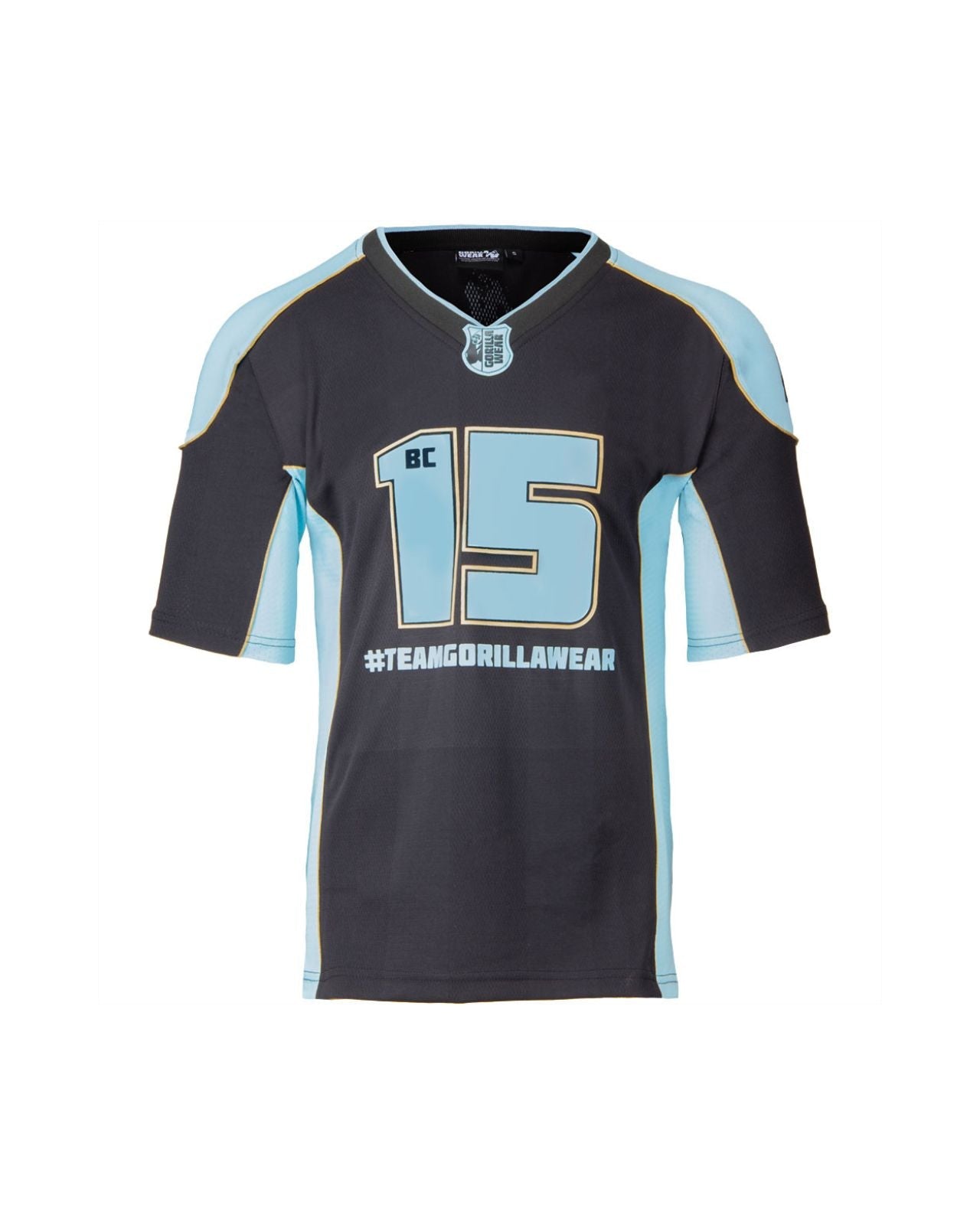 Gorilla Wear Athlete T-Shirt 2.0 Brandon Curry, black/light blue Gorilla Wear